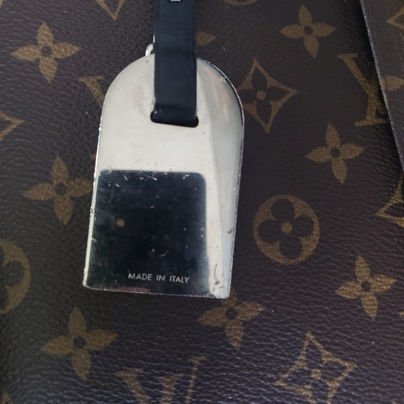 Louis Vuitton Metal Luggage Tag Key Chain - Picture 8 of 12